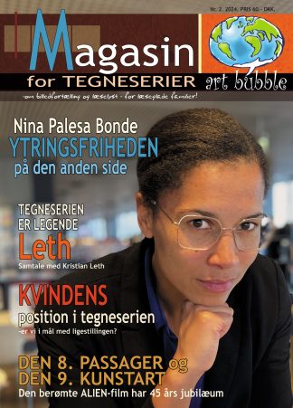 Forsiden på Magasin for tegneserier #2 med Nina Palesa Bonde på forsiden.